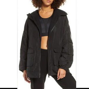 Alo Legion Reversible Hooded Jacket, XS, Black